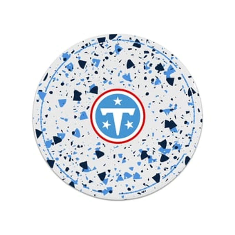 The Memory Company Tennessee Titans Circle Ceramic Coaster Set
