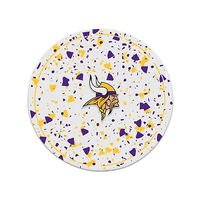 The Memory Company Minnesota Vikings Circle Ceramic Coaster Set