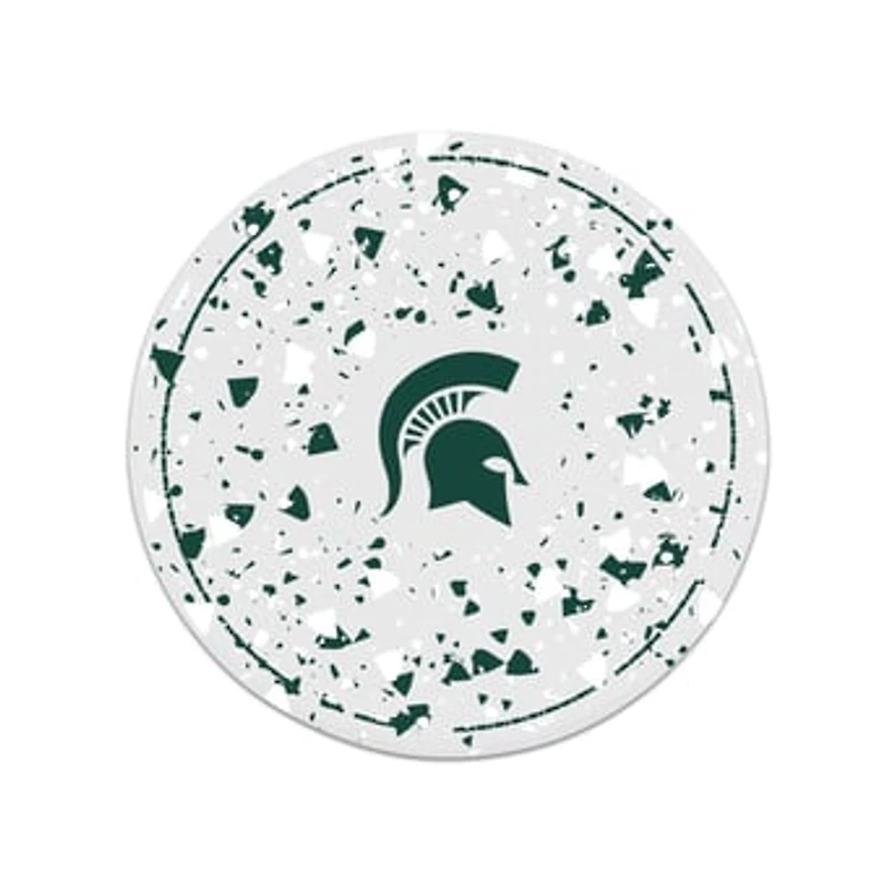 The Memory Company Michigan State Spartans Circle Ceramic Coaster Set