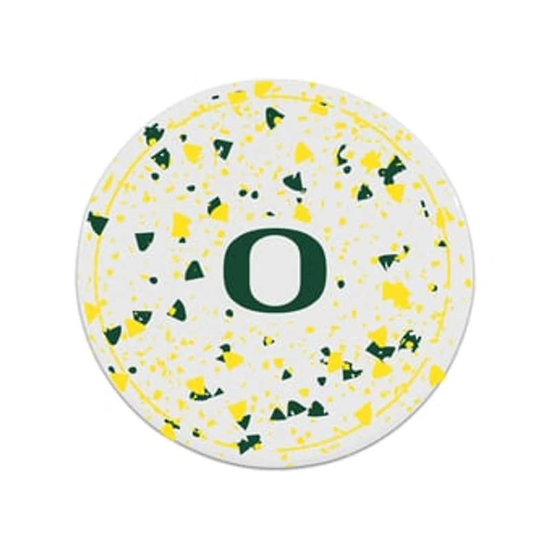 The Memory Company Oregon Ducks Circle Ceramic Coaster Set
