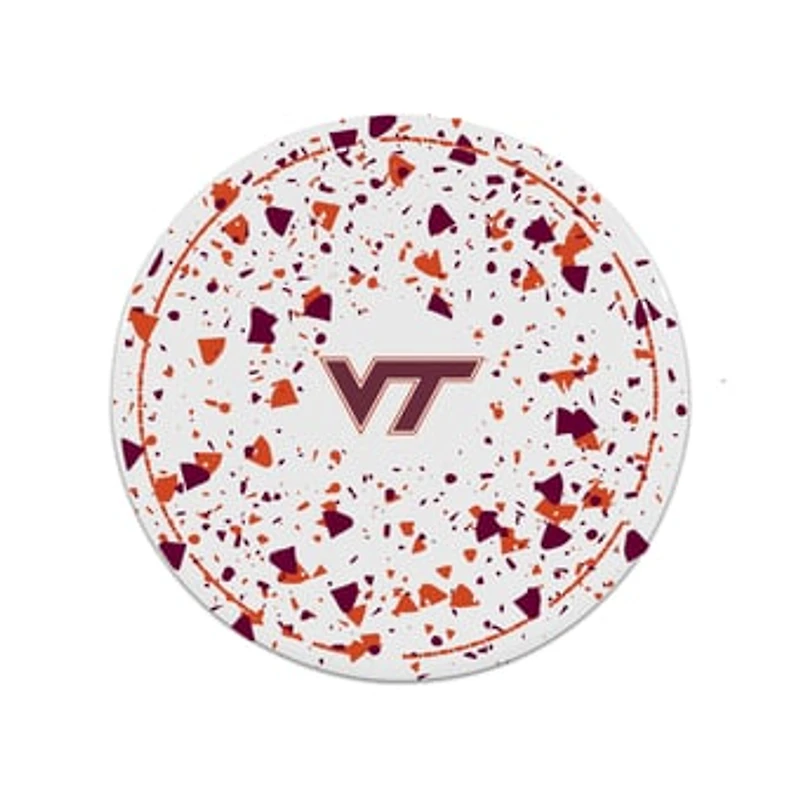 The Memory Company Virginia Tech Hokies Circle Ceramic Coaster Set