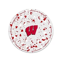 The Memory Company Wisconsin Badgers Circle Ceramic Coaster Set