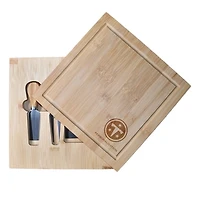 Tennessee Titans Customized Bamboo Cutting Board with Utensils