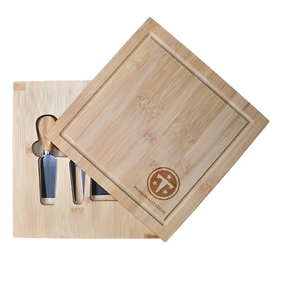 Tennessee Titans Customized Bamboo Cutting Board with Utensils