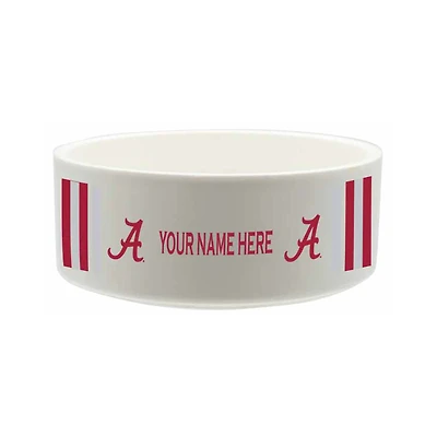 The Memory Company Alabama Crimson Tide 35oz. Personalized Ceramic Pet Bowl