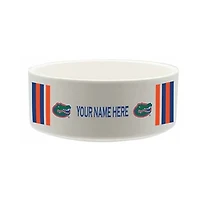The Memory Company Florida Gators 35oz. Personalized Ceramic Pet Bowl