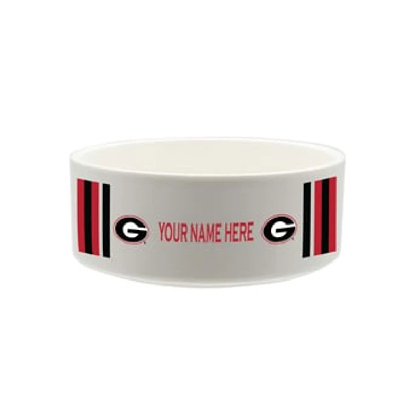 The Memory Company Georgia Bulldogs 35oz. Personalized Ceramic Pet Bowl