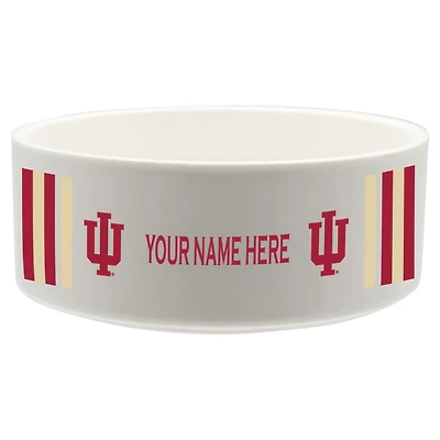The Memory Company Indiana Hoosiers 35oz. Personalized Ceramic Pet Bowl
