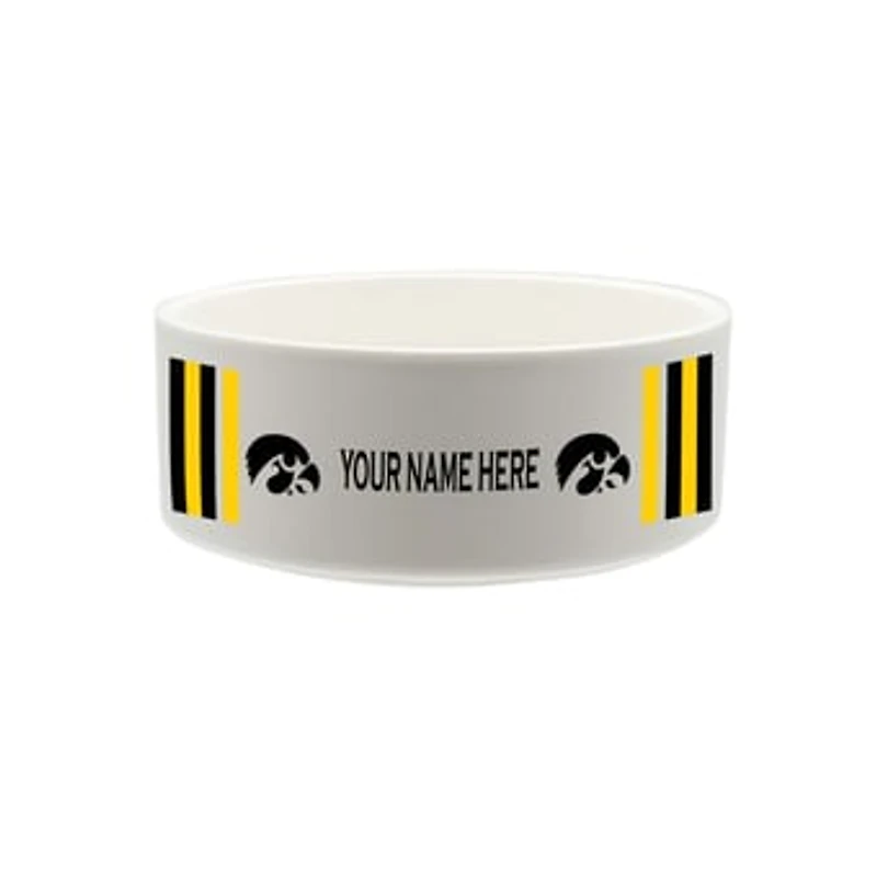 The Memory Company Iowa Hawkeyes 35oz. Personalized Ceramic Pet Bowl