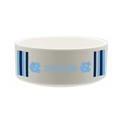 The Memory Company North Carolina Tar Heels 35oz. Personalized Ceramic Pet Bowl