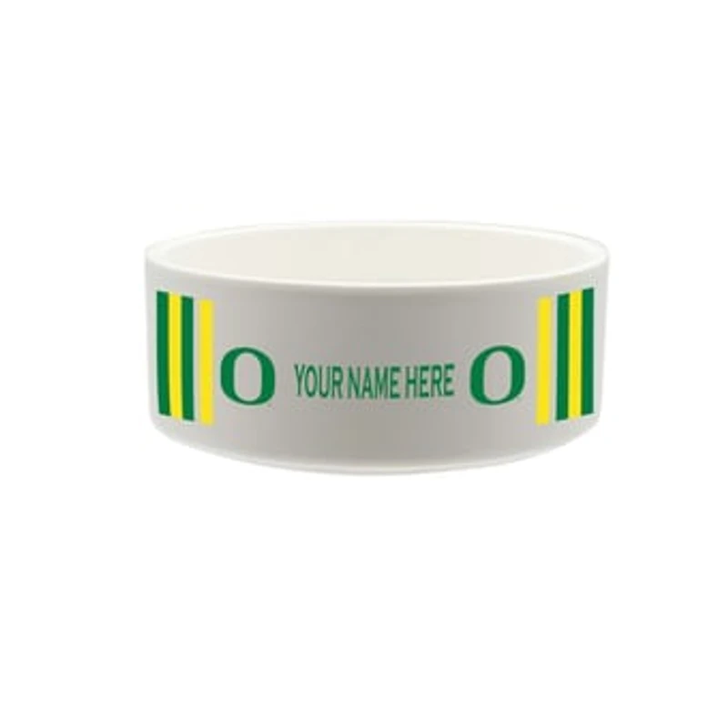 The Memory Company Oregon Ducks 35oz. Personalized Ceramic Pet Bowl