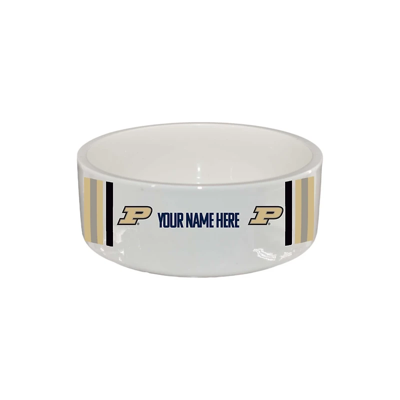 The Memory Company Purdue Boilermakers 35oz. Personalized Ceramic Pet Bowl