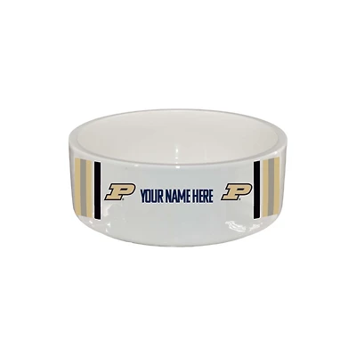 The Memory Company Purdue Boilermakers 35oz. Personalized Ceramic Pet Bowl