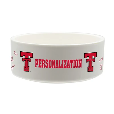 The Memory Company Texas Tech Red Raiders 35oz. Personalized Ceramic Pet Bowl