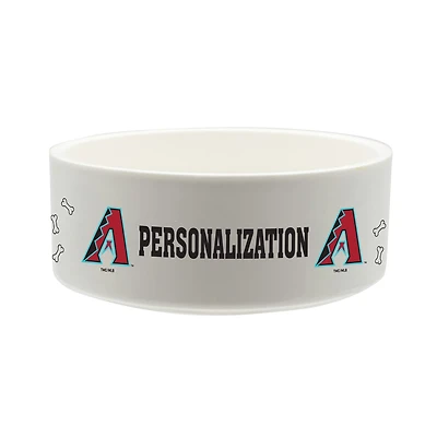 The Memory Company Arizona Diamondbacks 35oz. Personalized Ceramic Pet Bowl
