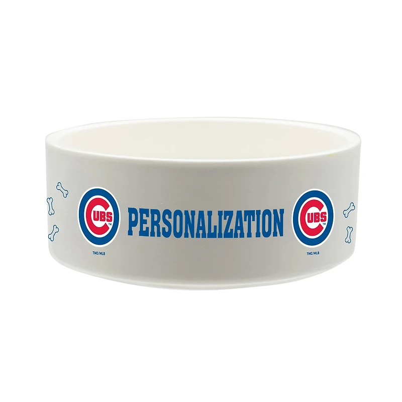 The Memory Company Chicago Cubs 35oz. Personalized Ceramic Pet Bowl