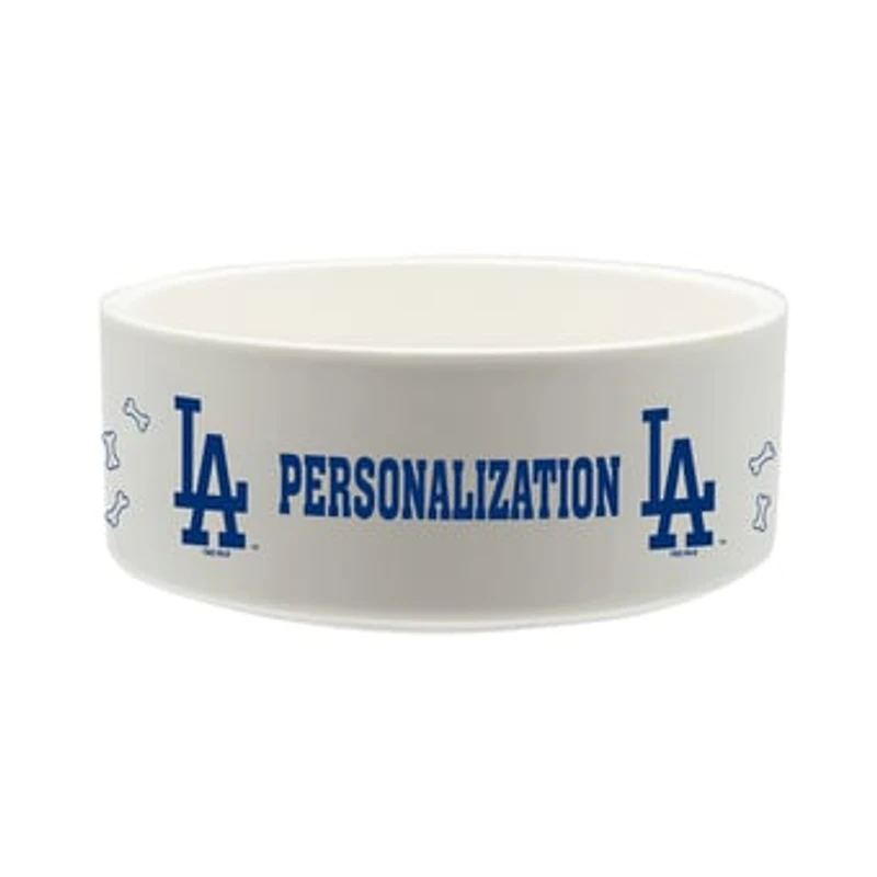 The Memory Company Los Angeles Dodgers 35oz. Personalized Ceramic Pet Bowl