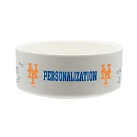 The Memory Company New York Mets 35oz. Personalized Ceramic Pet Bowl