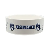 The Memory Company New York Yankees 35oz. Personalized Ceramic Pet Bowl