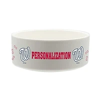 The Memory Company Washington Nationals 35oz. Personalized Ceramic Pet Bowl