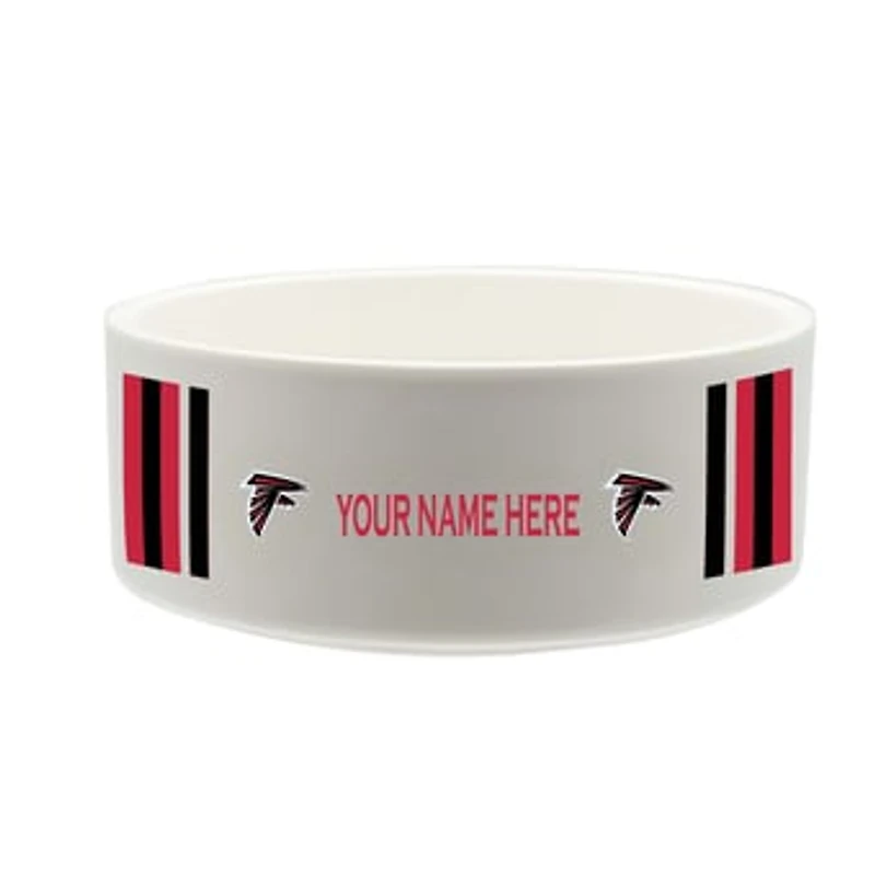 The Memory Company Atlanta Falcons 35oz. Personalized Ceramic Pet Bowl