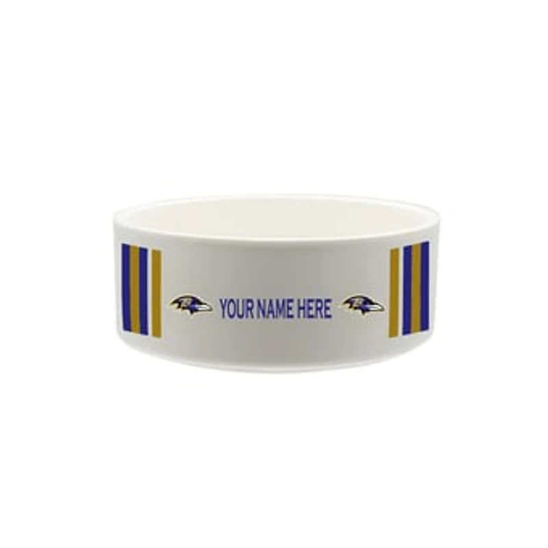 The Memory Company Baltimore Ravens 35oz. Personalized Ceramic Pet Bowl