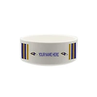 The Memory Company Baltimore Ravens 35oz. Personalized Ceramic Pet Bowl
