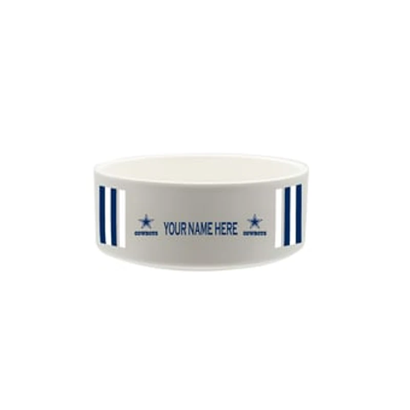 The Memory Company Dallas Cowboys 35oz. Personalized Ceramic Pet Bowl