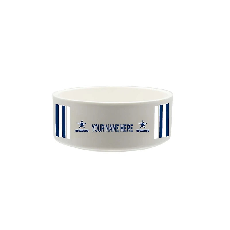 The Memory Company Dallas Cowboys 35oz. Personalized Ceramic Pet Bowl