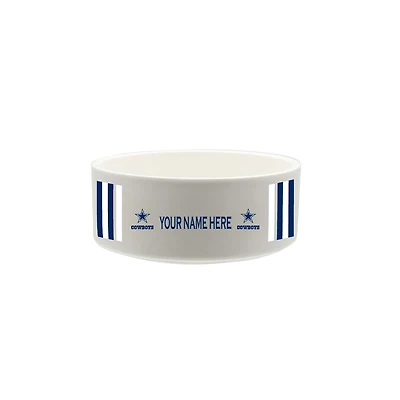 The Memory Company Dallas Cowboys 35oz. Personalized Ceramic Pet Bowl