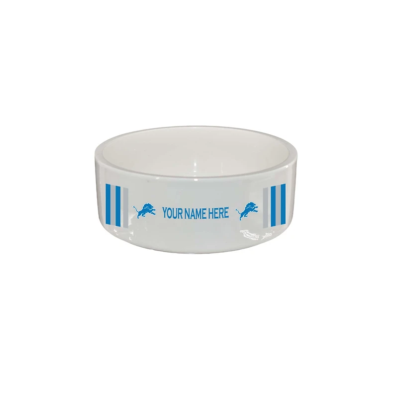 The Memory Company Detroit Lions 35oz. Personalized Ceramic Pet Bowl