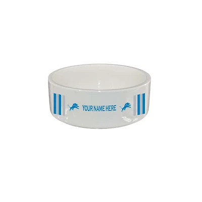 The Memory Company Detroit Lions 35oz. Personalized Ceramic Pet Bowl