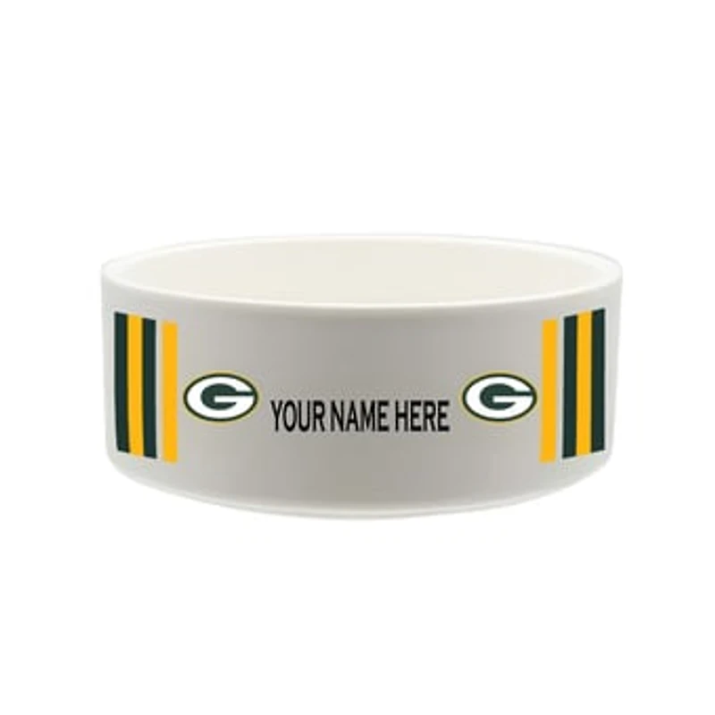 The Memory Company Green Bay Packers 35oz. Personalized Ceramic Pet Bowl