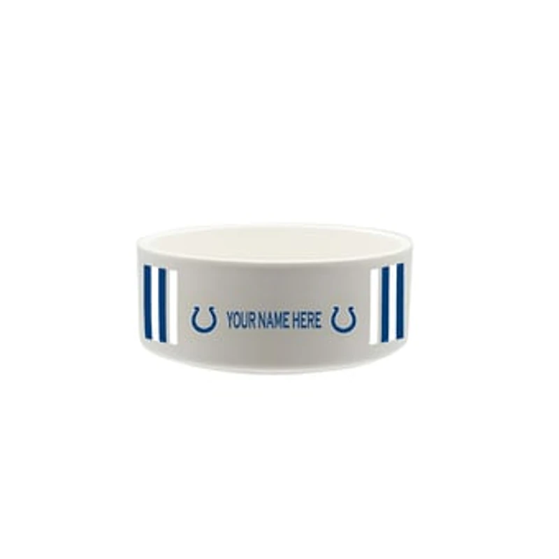 The Memory Company Indianapolis Colts 35oz. Personalized Ceramic Pet Bowl