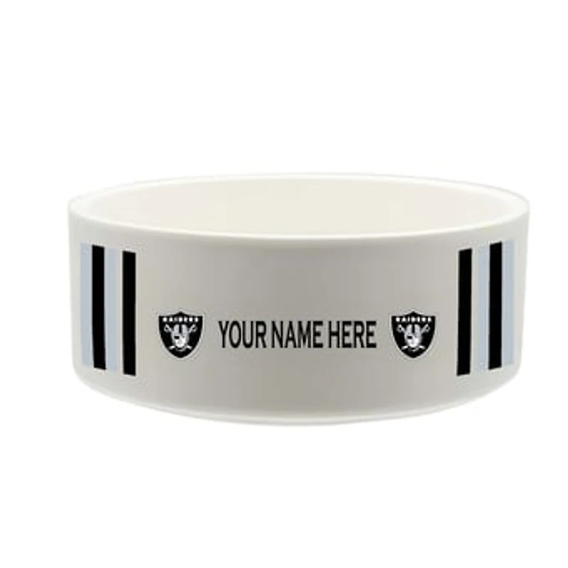 The Memory Company Las Vegas Raiders 35oz. Personalized Ceramic Pet Bowl