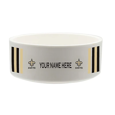 The Memory Company New Orleans Saints 35oz. Personalized Ceramic Pet Bowl