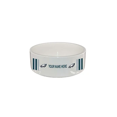 The Memory Company Philadelphia Eagles 35oz. Personalized Ceramic Pet Bowl