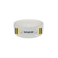 The Memory Company Pittsburgh Steelers 35oz. Personalized Ceramic Pet Bowl