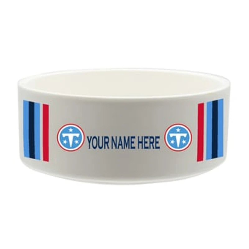The Memory Company Tennessee Titans 35oz. Personalized Ceramic Pet Bowl