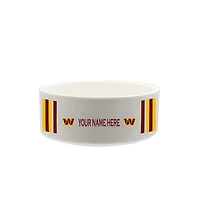 The Memory Company Washington Commanders 35oz. Personalized Ceramic Pet Bowl