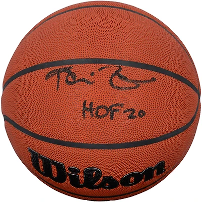Kevin Garnett Boston Celtics Autographed Wilson Authentic Series Indoor/Outdoor Basketball with "HOF 20" Inscription with Black Ink