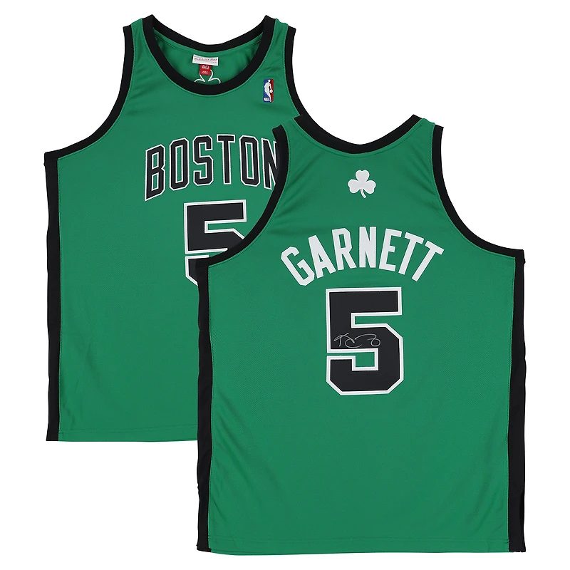 Kevin Garnett Boston Celtics Autographed Kelly Green Mitchell & Ness 2007 Authentic Jersey