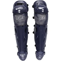 Will Smith Los Angeles Dodgers Autographed Game-Used Navy Nike Shin Guards from the 2024 MLB Season