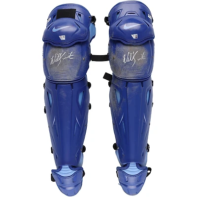 Will Smith Los Angeles Dodgers Autographed Game-Used Royal Nike Shin Guards vs. Toronto Blue Jays on October 29, 2025