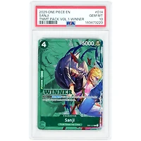 Sanji 2025 One Piece Promo Winner Pack '25 Vol. 1 #EB01-014 PSA Authenticated 10 Card