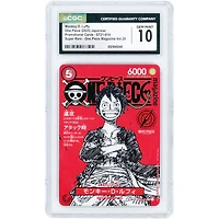 Monkey D. Luffy 2025 One Piece Promo Japanese Magazine Promo #ST21-014 CGC Authenticated 10 Card