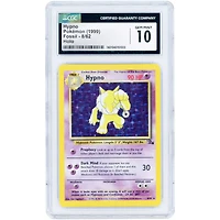 Hypno 1999 Pokemon Fossil Holo Rare #8 CGC Authenticated 10 Card