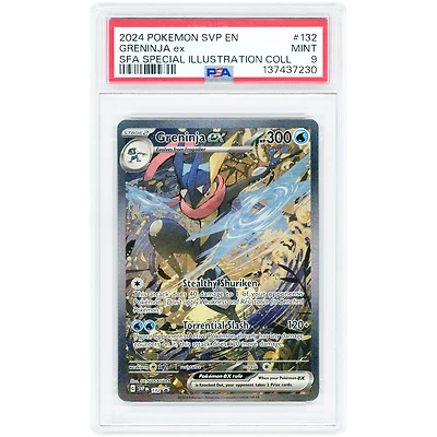Greninja EX 2024 Pokemon Scarlet & Violet Promo #132 PSA Authenticated 9 Card