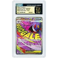 Mega Gengar EX 2025 Pokemon MEGA Dream ex Japanese Mega Attack Rare #230 CGC Authenticated Pristine 10 Card