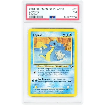 Lapras 2001 Pokemon Southern Islands Promo #12 PSA Authenticated 7 Card
